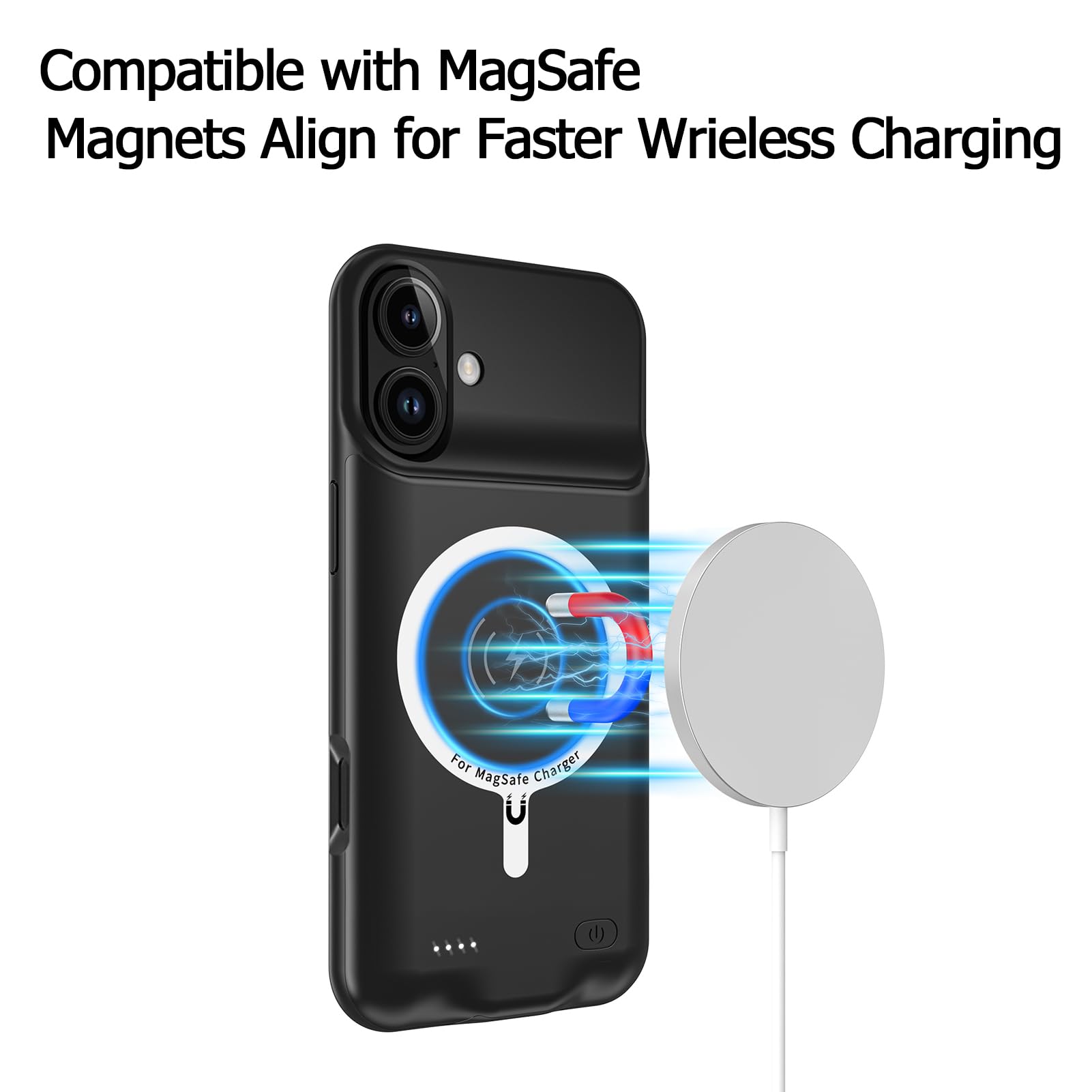 Amazon.com: YINGYKJ Battery Case for iPhone 16 Plus, Upgraded